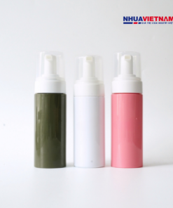 Chai tạo bọt PET 150ml nhiều màu