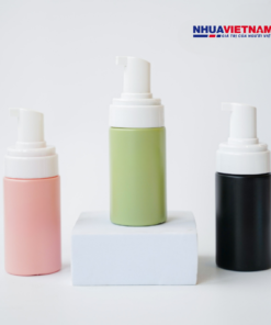 Chai HDPE 100ml tạo bọt nhiều màu