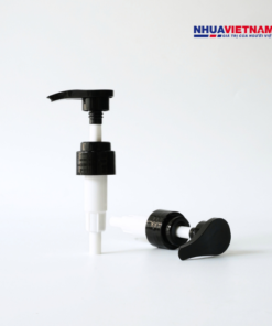Vòi nhấn nhựa màu đen size 28/410 chất liệu PP cao cấp giá rẻ