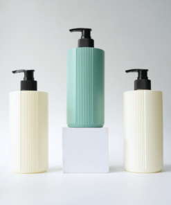 Chai HDPE 500ml nhiều màu đáy vát đựng dầu gội, sữa tắm, lotion,…